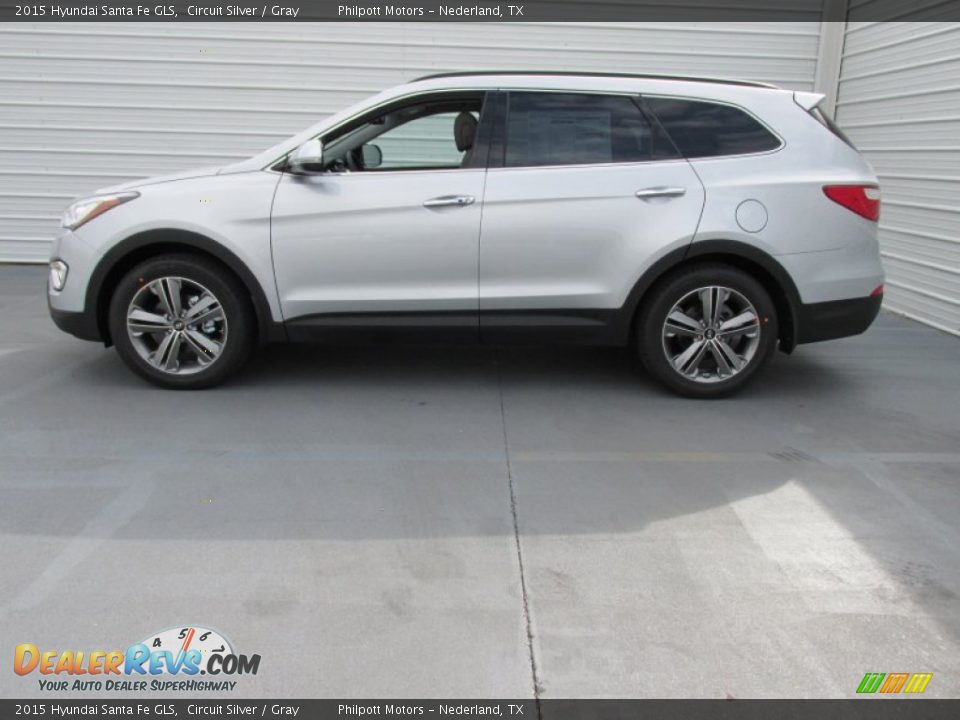 Circuit Silver 2015 Hyundai Santa Fe GLS Photo #6