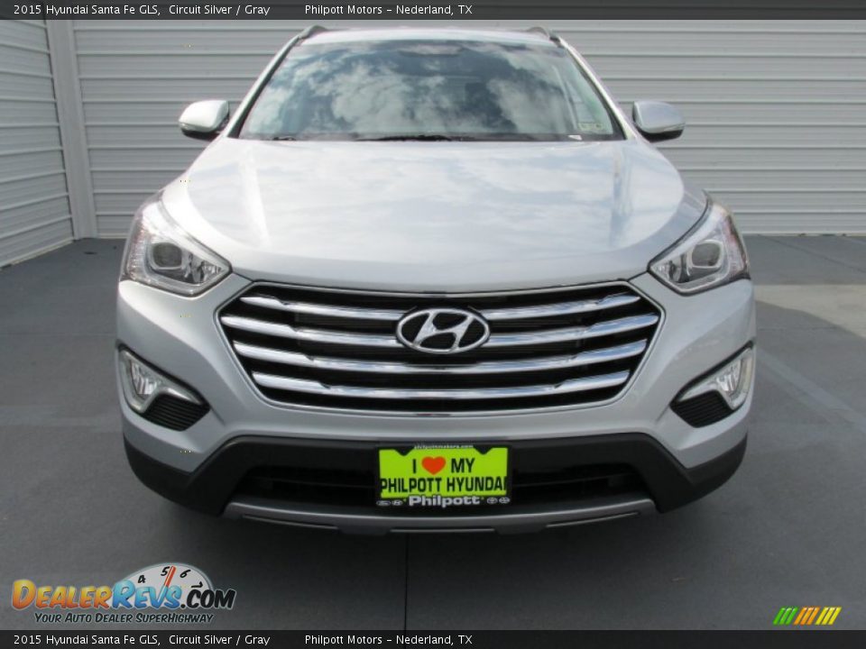 2015 Hyundai Santa Fe GLS Circuit Silver / Gray Photo #8
