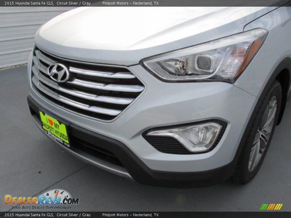 2015 Hyundai Santa Fe GLS Circuit Silver / Gray Photo #10