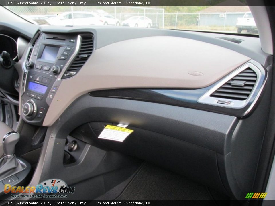 2015 Hyundai Santa Fe GLS Circuit Silver / Gray Photo #16