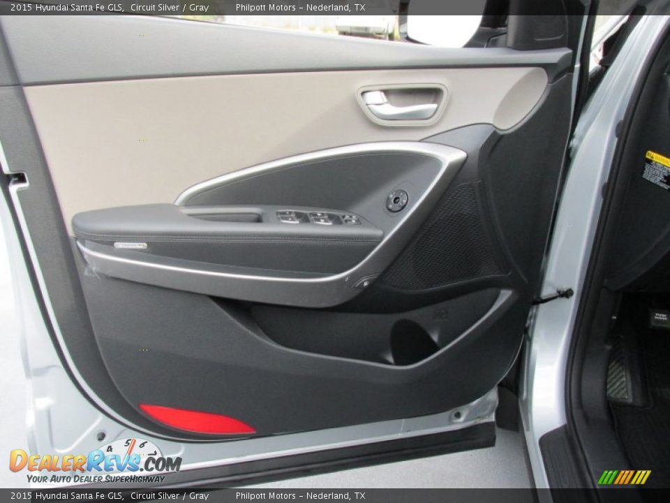 2015 Hyundai Santa Fe GLS Circuit Silver / Gray Photo #24