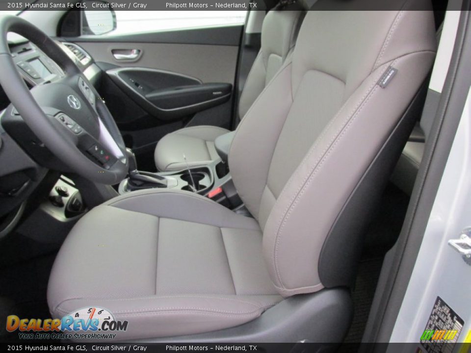 2015 Hyundai Santa Fe GLS Circuit Silver / Gray Photo #26