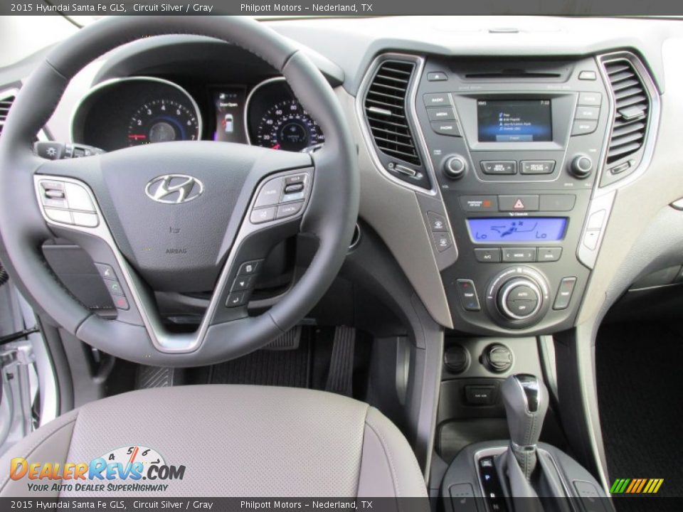 2015 Hyundai Santa Fe GLS Circuit Silver / Gray Photo #28