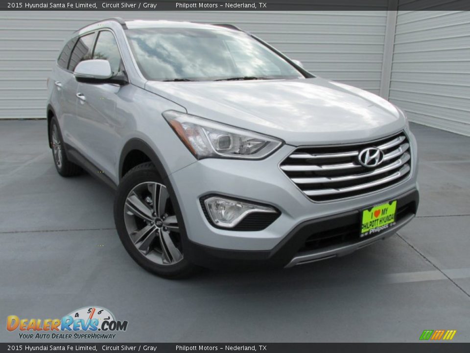 2015 Hyundai Santa Fe Limited Circuit Silver / Gray Photo #1