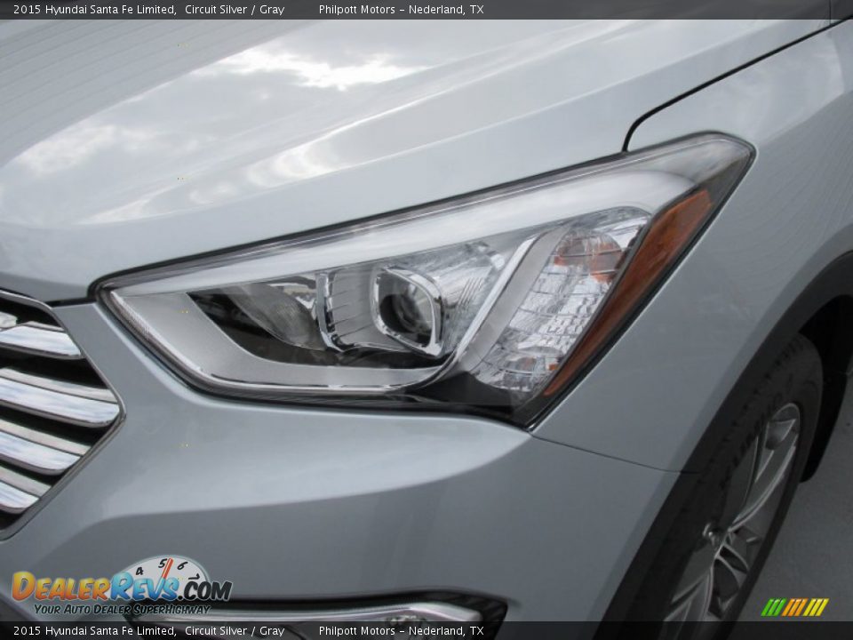 2015 Hyundai Santa Fe Limited Circuit Silver / Gray Photo #9
