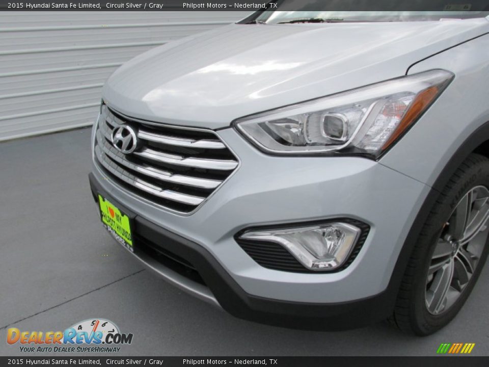 2015 Hyundai Santa Fe Limited Circuit Silver / Gray Photo #10