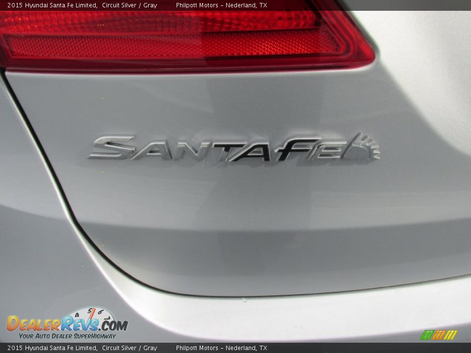 2015 Hyundai Santa Fe Limited Circuit Silver / Gray Photo #14