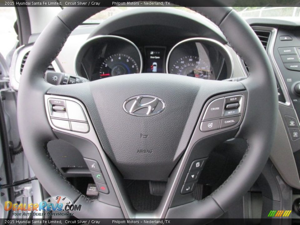 2015 Hyundai Santa Fe Limited Steering Wheel Photo #35