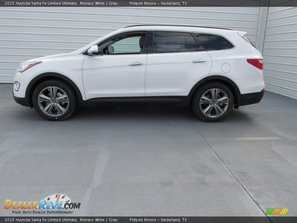 Monaco White 2015 Hyundai Santa Fe Limited Ultimate Photo #6