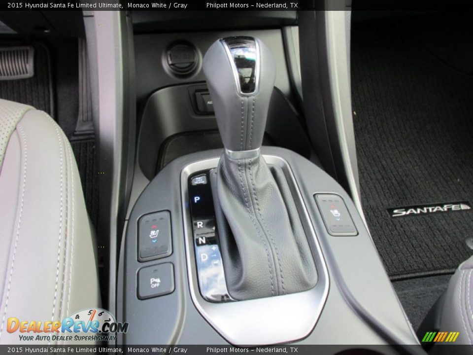 2015 Hyundai Santa Fe Limited Ultimate Monaco White / Gray Photo #33