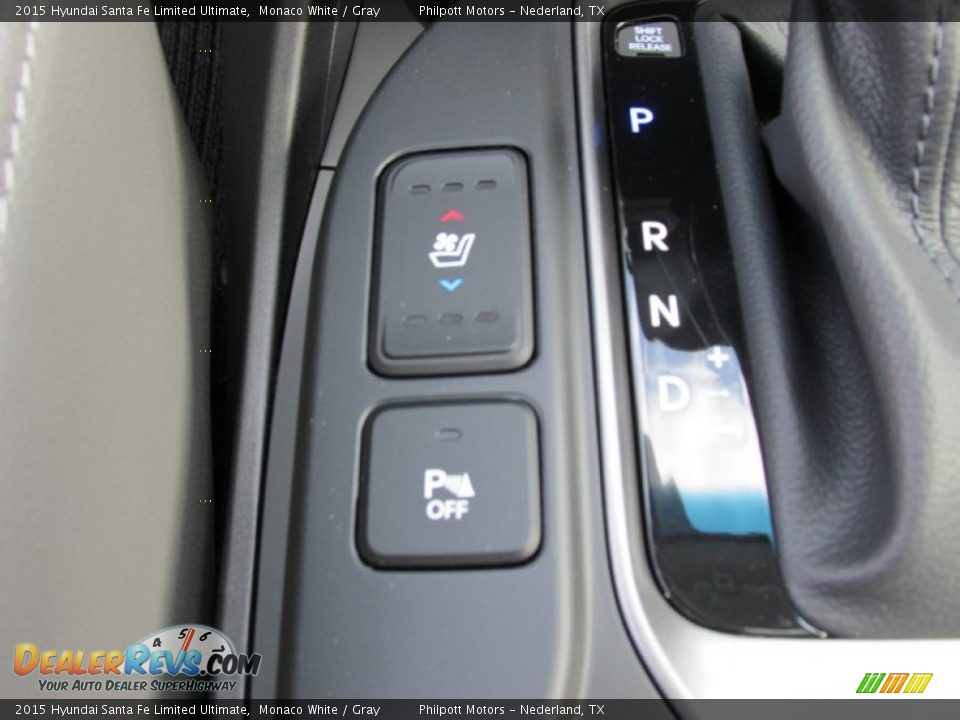 2015 Hyundai Santa Fe Limited Ultimate Monaco White / Gray Photo #34