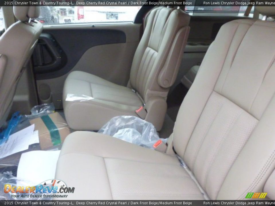 2015 Chrysler Town & Country Touring-L Deep Cherry Red Crystal Pearl / Dark Frost Beige/Medium Frost Beige Photo #11