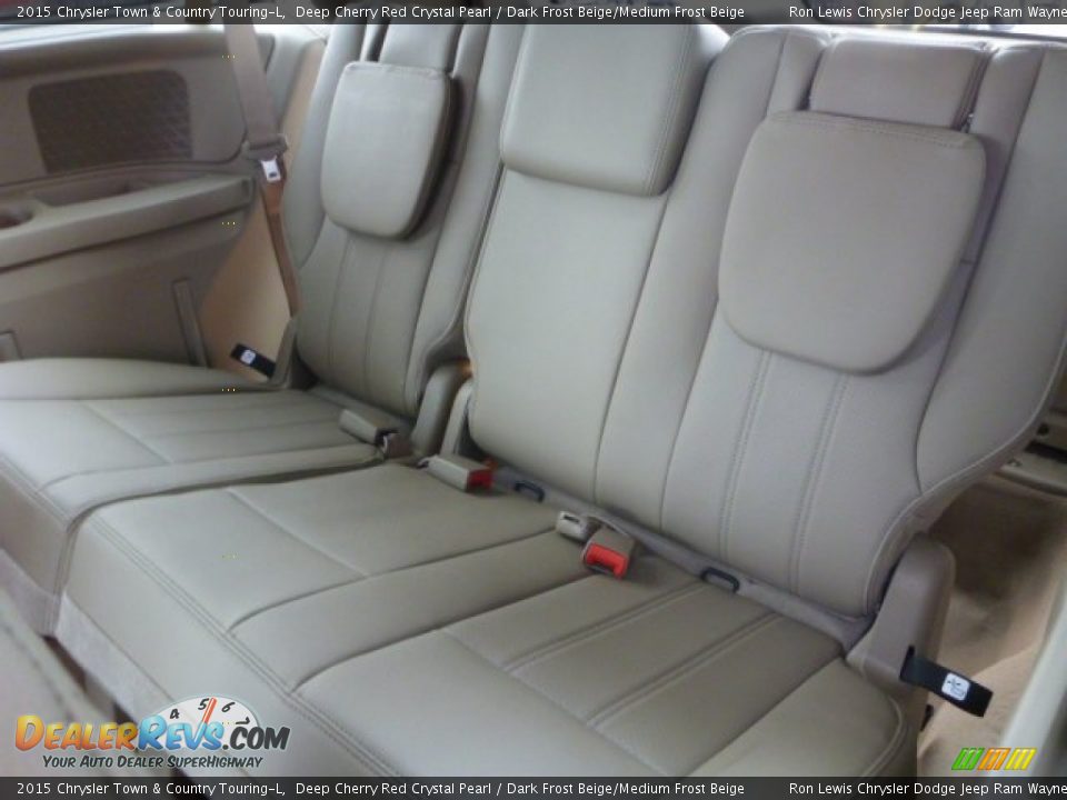 2015 Chrysler Town & Country Touring-L Deep Cherry Red Crystal Pearl / Dark Frost Beige/Medium Frost Beige Photo #12