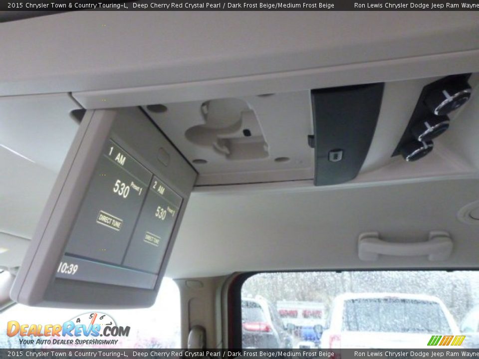 2015 Chrysler Town & Country Touring-L Deep Cherry Red Crystal Pearl / Dark Frost Beige/Medium Frost Beige Photo #13