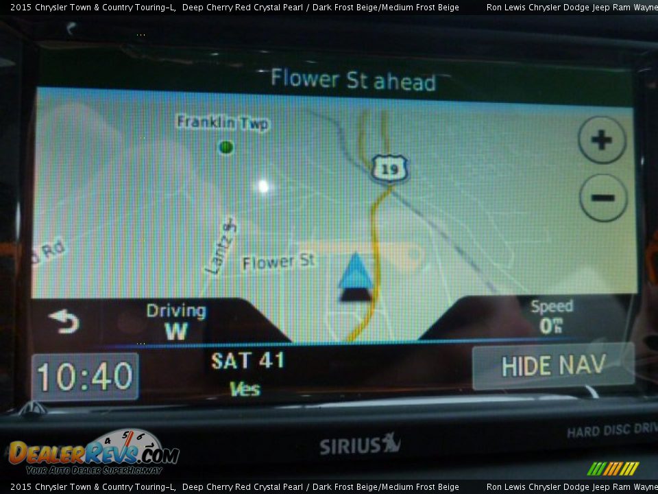 2015 Chrysler Town & Country Touring-L Deep Cherry Red Crystal Pearl / Dark Frost Beige/Medium Frost Beige Photo #17