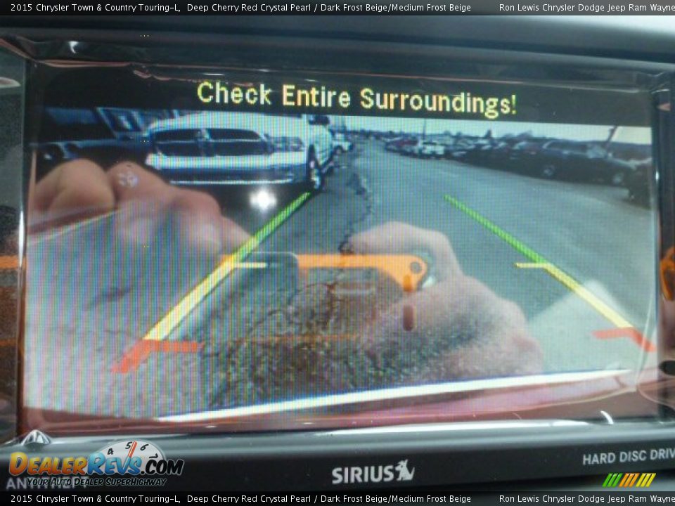 2015 Chrysler Town & Country Touring-L Deep Cherry Red Crystal Pearl / Dark Frost Beige/Medium Frost Beige Photo #18