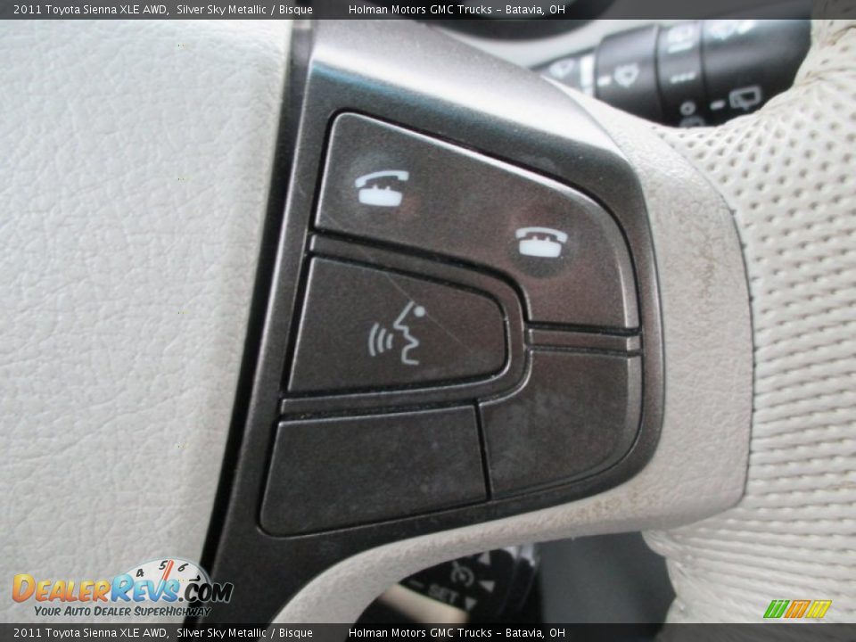 2011 Toyota Sienna XLE AWD Silver Sky Metallic / Bisque Photo #11