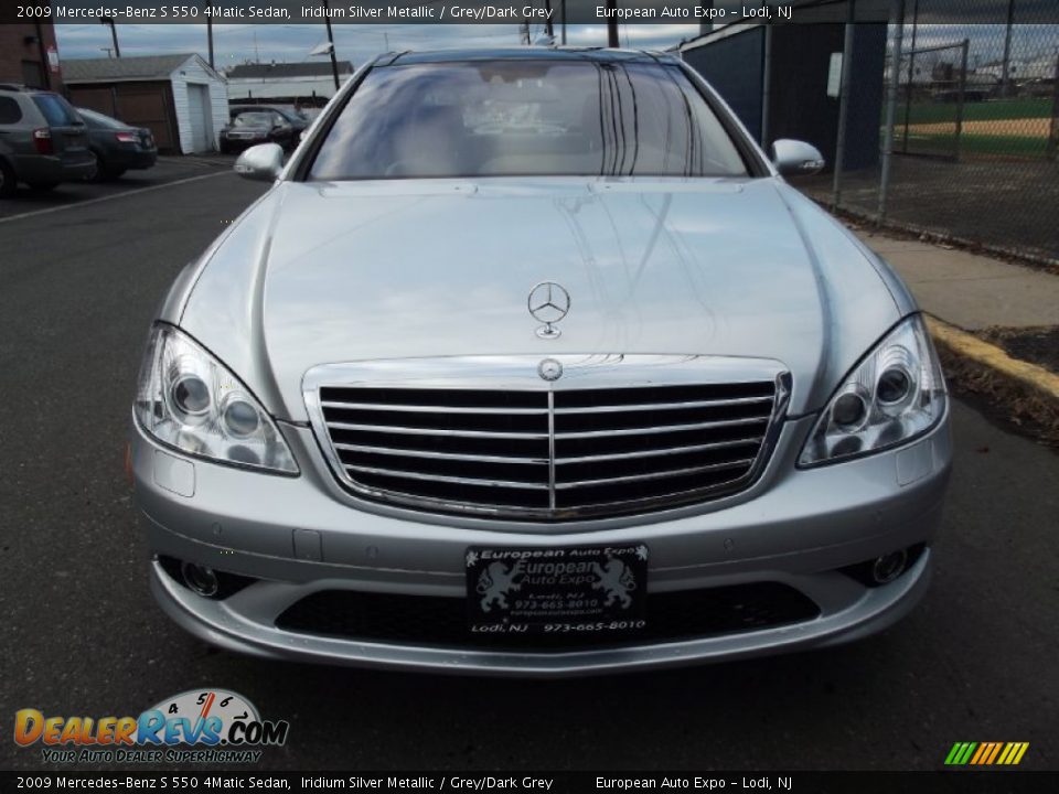 2009 Mercedes-Benz S 550 4Matic Sedan Iridium Silver Metallic / Grey/Dark Grey Photo #5