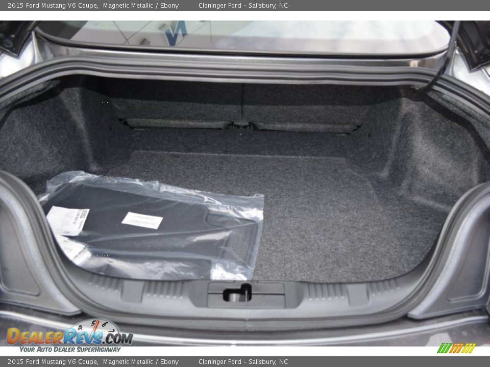2015 Ford Mustang V6 Coupe Magnetic Metallic / Ebony Photo #9