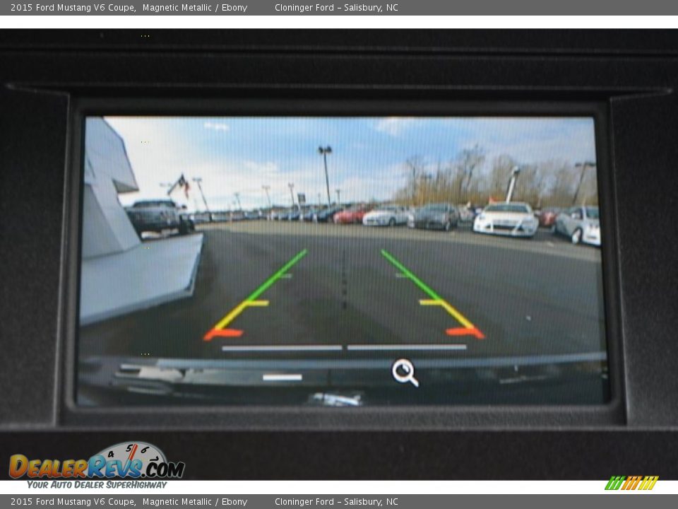 2015 Ford Mustang V6 Coupe Magnetic Metallic / Ebony Photo #13