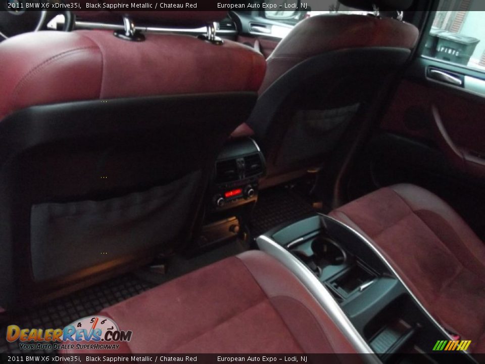 Rear Seat of 2011 BMW X6 xDrive35i Photo #14