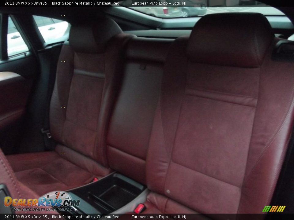Rear Seat of 2011 BMW X6 xDrive35i Photo #15