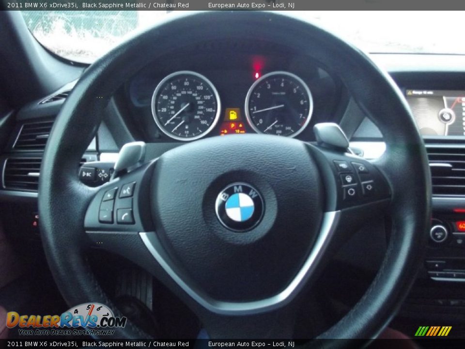 2011 BMW X6 xDrive35i Steering Wheel Photo #23