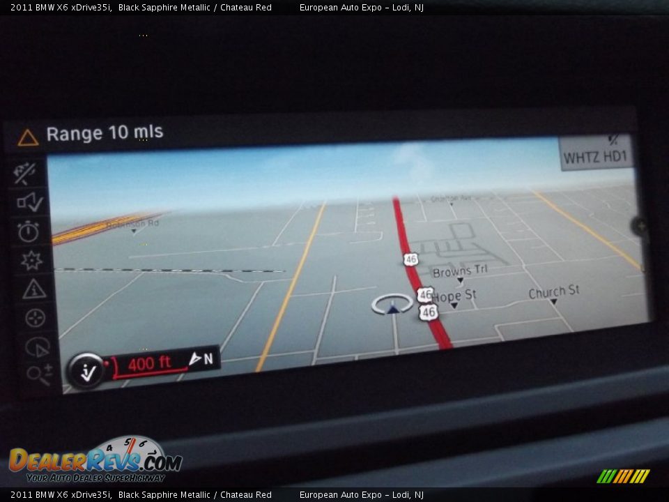 2011 BMW X6 xDrive35i Black Sapphire Metallic / Chateau Red Photo #25