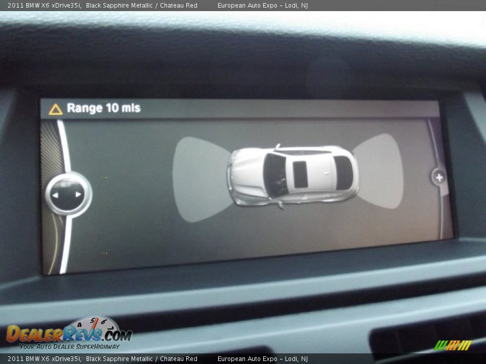 2011 BMW X6 xDrive35i Black Sapphire Metallic / Chateau Red Photo #27