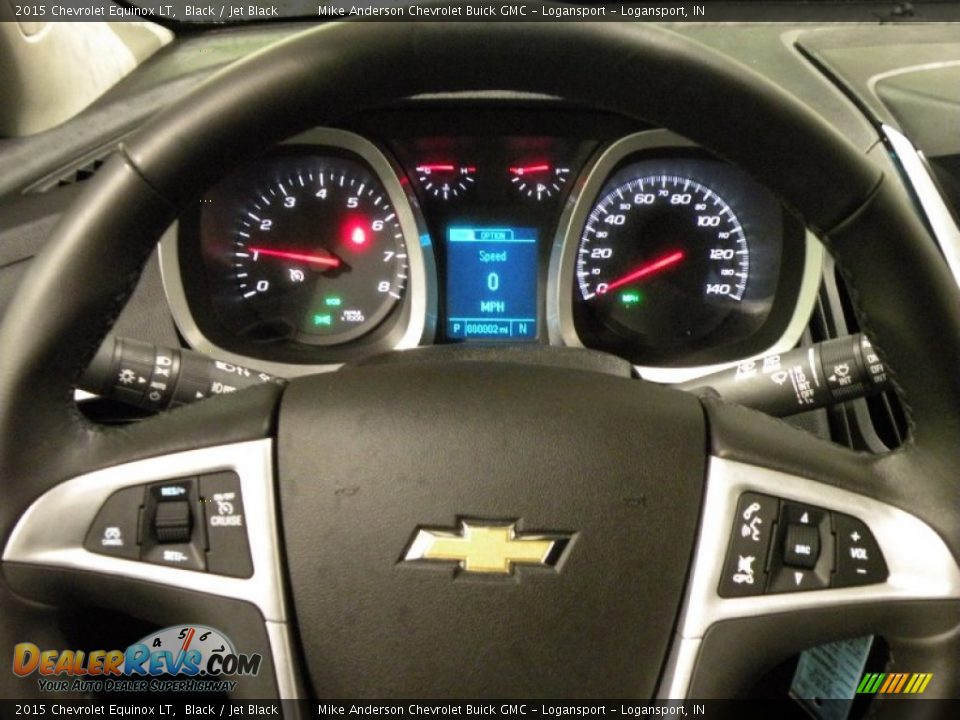 2015 Chevrolet Equinox LT Black / Jet Black Photo #7