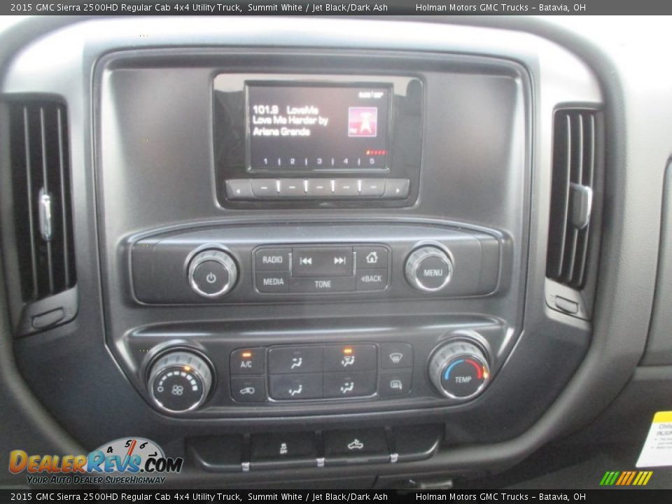 2015 GMC Sierra 2500HD Regular Cab 4x4 Utility Truck Summit White / Jet Black/Dark Ash Photo #6