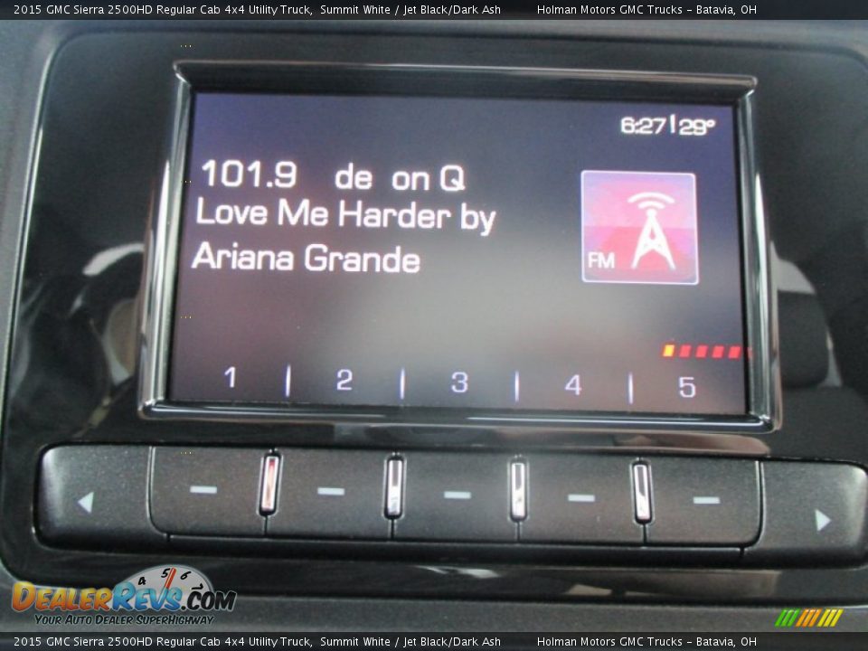 2015 GMC Sierra 2500HD Regular Cab 4x4 Utility Truck Summit White / Jet Black/Dark Ash Photo #7