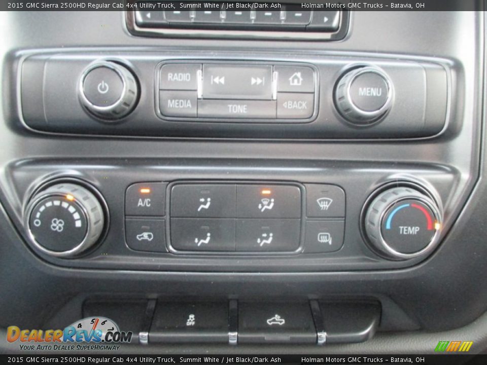 2015 GMC Sierra 2500HD Regular Cab 4x4 Utility Truck Summit White / Jet Black/Dark Ash Photo #8