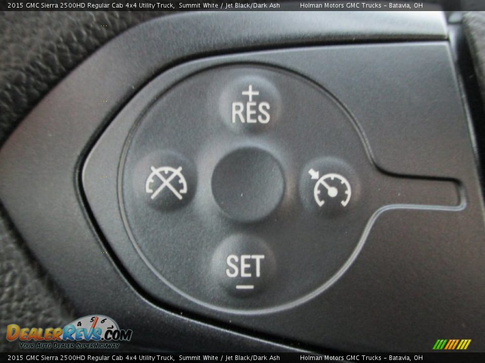 2015 GMC Sierra 2500HD Regular Cab 4x4 Utility Truck Summit White / Jet Black/Dark Ash Photo #10