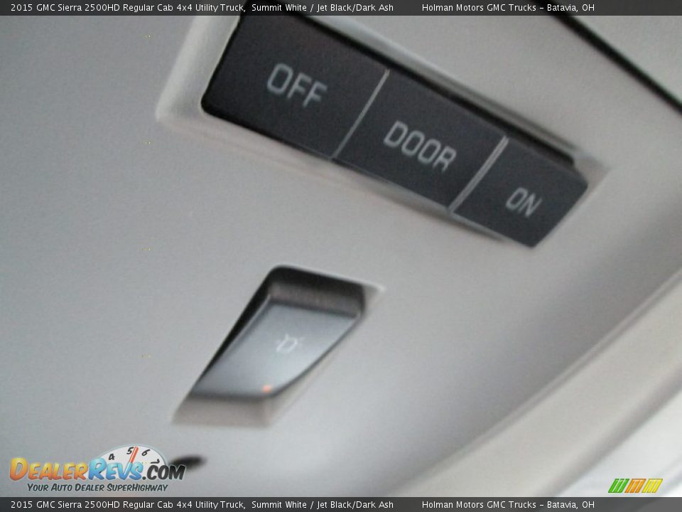 2015 GMC Sierra 2500HD Regular Cab 4x4 Utility Truck Summit White / Jet Black/Dark Ash Photo #13