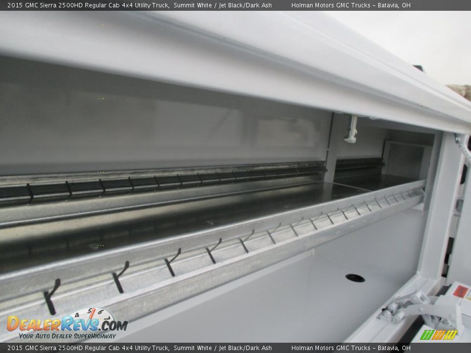 2015 GMC Sierra 2500HD Regular Cab 4x4 Utility Truck Summit White / Jet Black/Dark Ash Photo #19