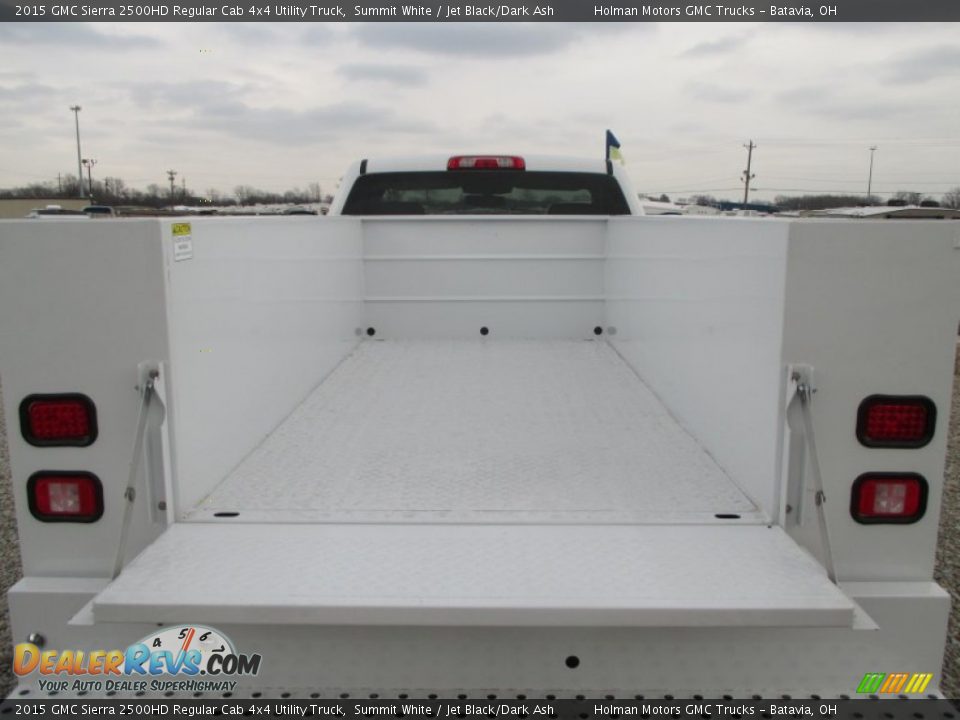 2015 GMC Sierra 2500HD Regular Cab 4x4 Utility Truck Summit White / Jet Black/Dark Ash Photo #22