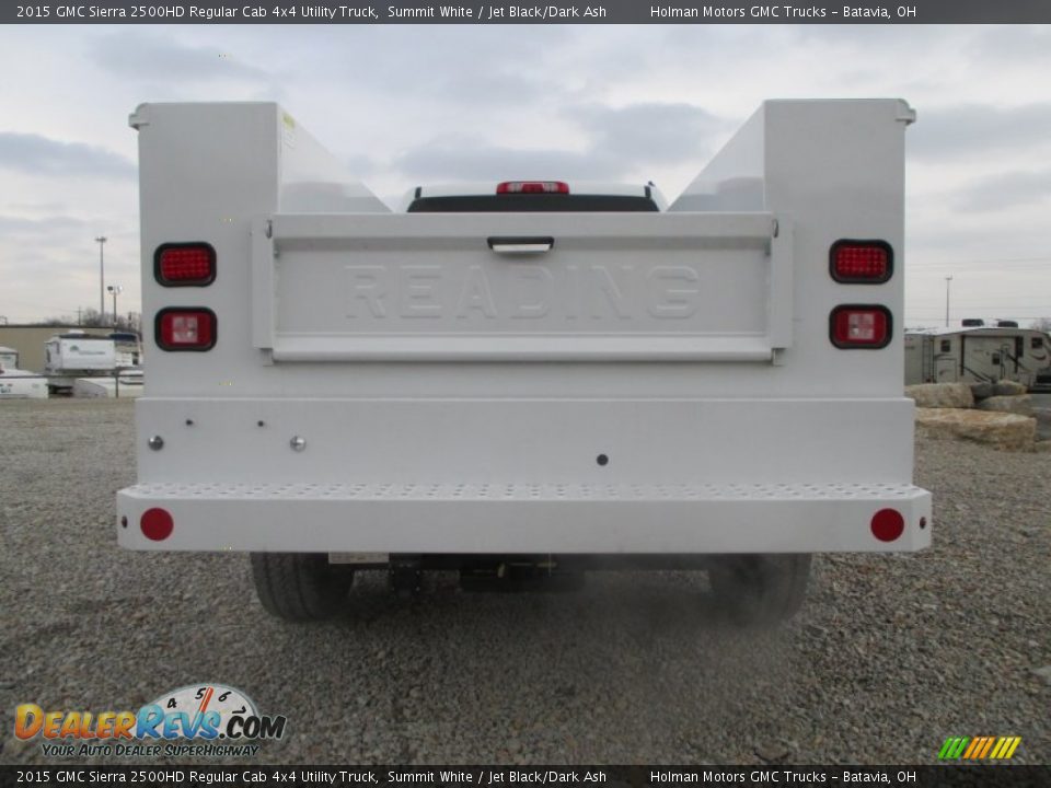 2015 GMC Sierra 2500HD Regular Cab 4x4 Utility Truck Summit White / Jet Black/Dark Ash Photo #23