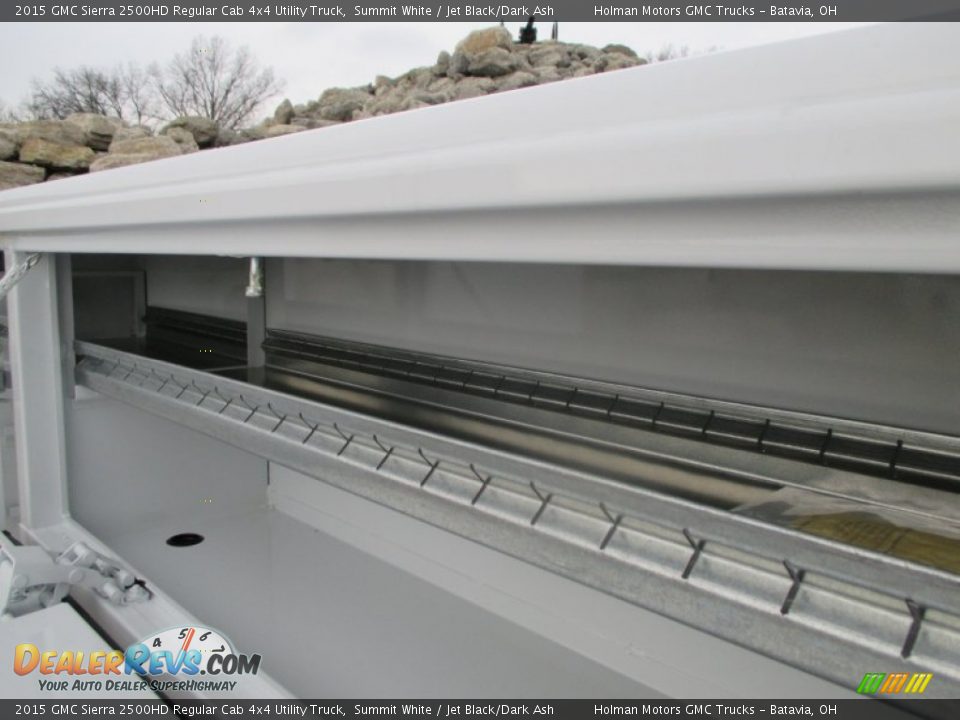 2015 GMC Sierra 2500HD Regular Cab 4x4 Utility Truck Summit White / Jet Black/Dark Ash Photo #26