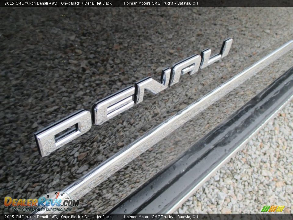 2015 GMC Yukon Denali 4WD Onyx Black / Denali Jet Black Photo #4