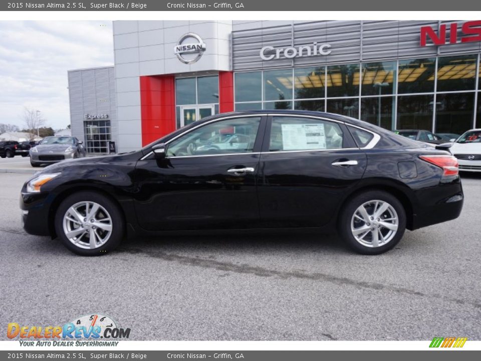 2015 Nissan Altima 2.5 SL Super Black / Beige Photo #2