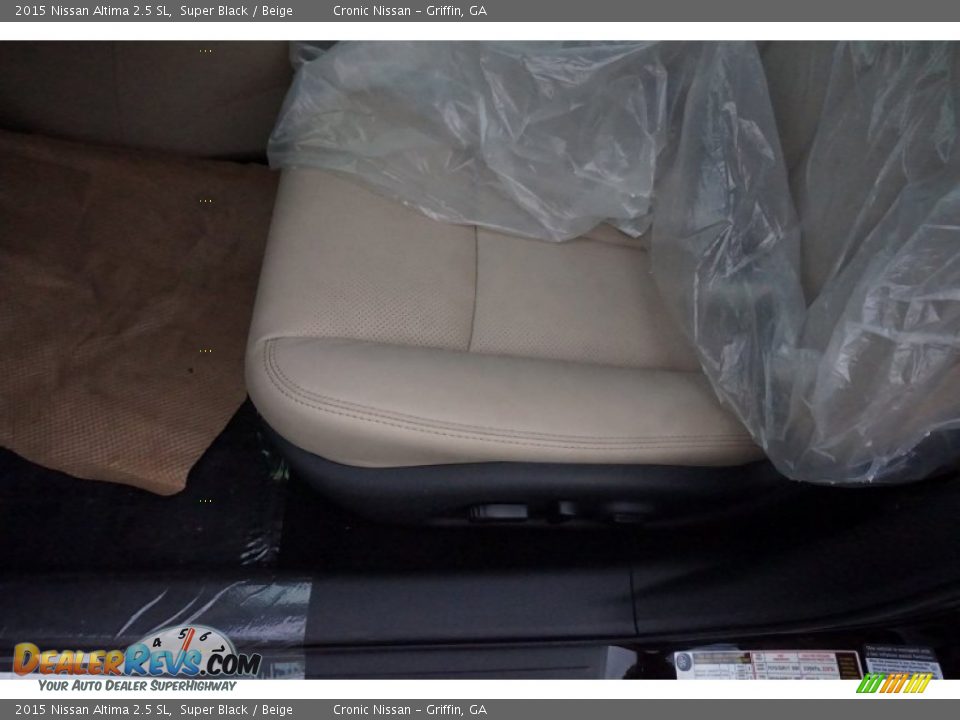 2015 Nissan Altima 2.5 SL Super Black / Beige Photo #9