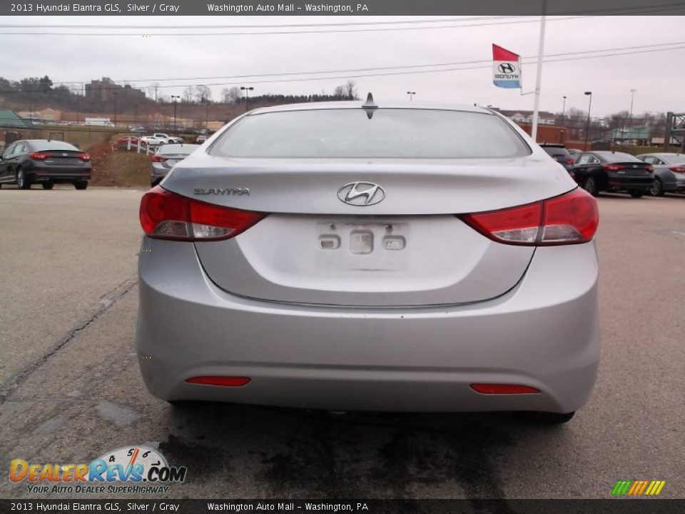 2013 Hyundai Elantra GLS Silver / Gray Photo #8
