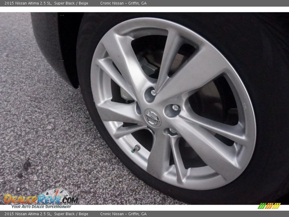 2015 Nissan Altima 2.5 SL Super Black / Beige Photo #11