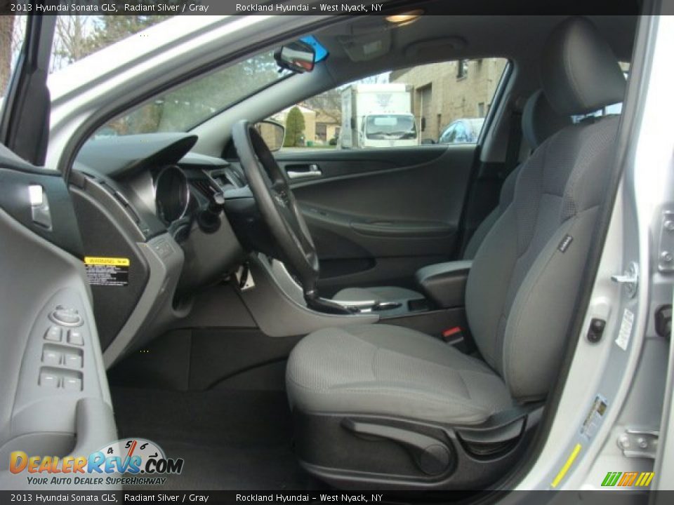 2013 Hyundai Sonata GLS Radiant Silver / Gray Photo #10
