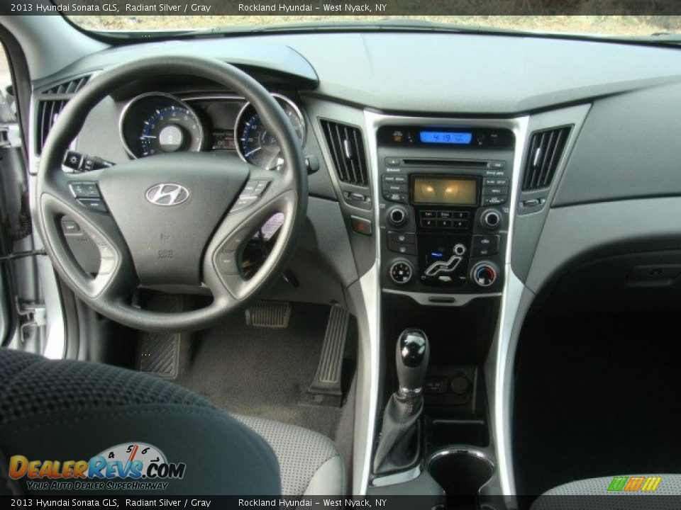2013 Hyundai Sonata GLS Radiant Silver / Gray Photo #11