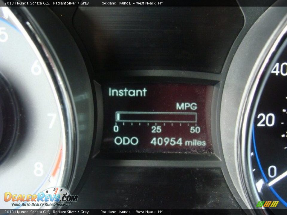 2013 Hyundai Sonata GLS Radiant Silver / Gray Photo #16