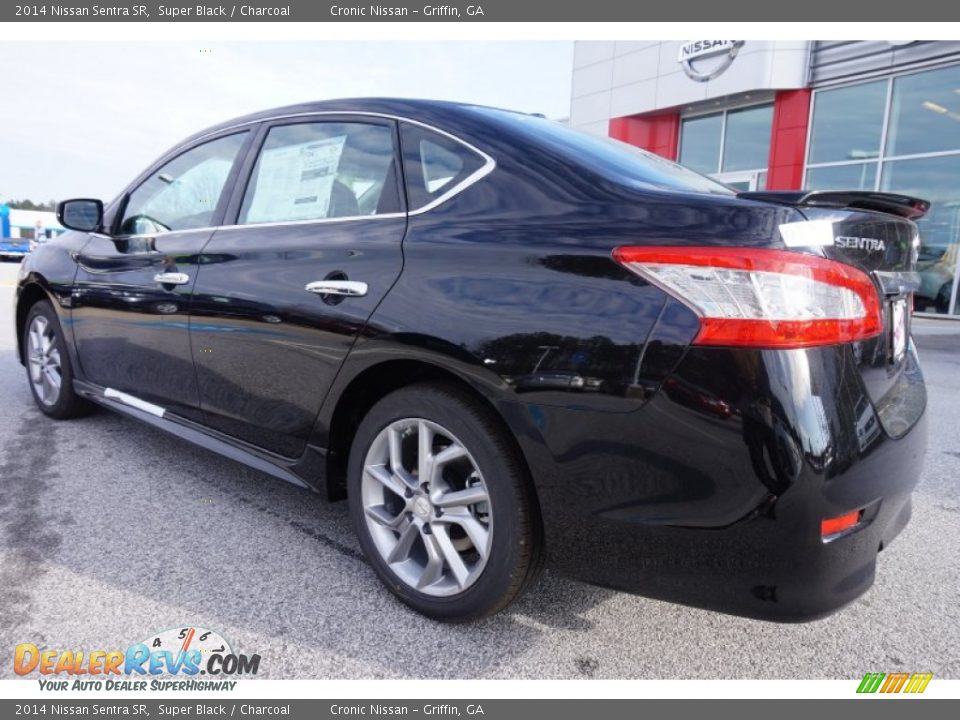 2014 Nissan Sentra SR Super Black / Charcoal Photo #3