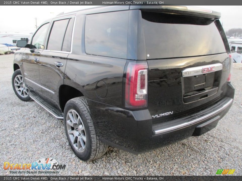 2015 GMC Yukon Denali 4WD Onyx Black / Denali Jet Black Photo #32