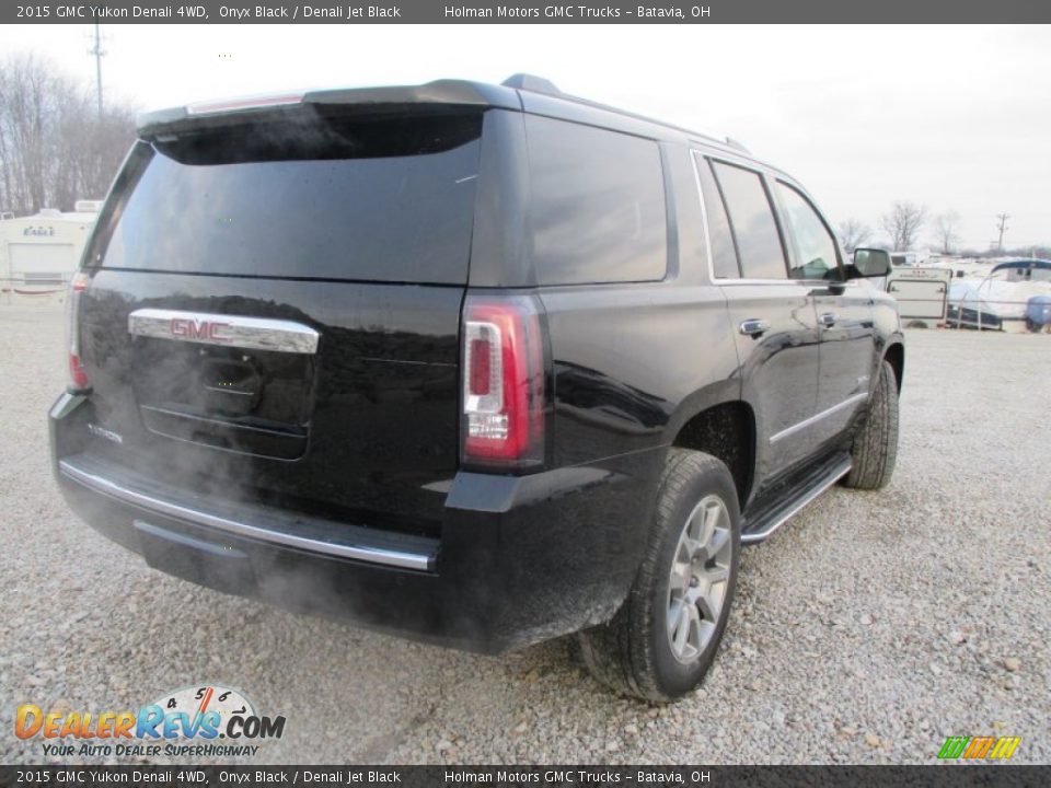 2015 GMC Yukon Denali 4WD Onyx Black / Denali Jet Black Photo #36